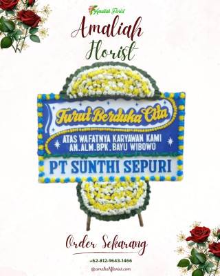Papan Bunga Duka di Tigaraksa