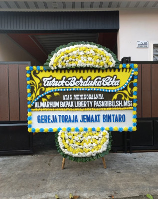 Papan Bunga Duka di Tigaraksa