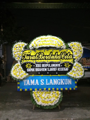Papan Bunga Duka di Tigaraksa