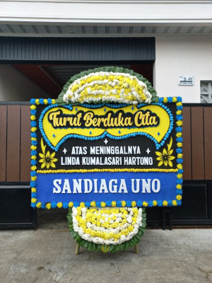 Papan Bunga Duka di Tigaraksa